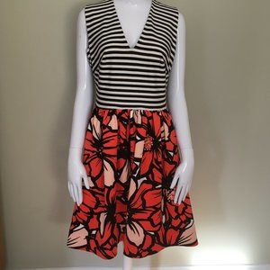 Floral/stripe fun summer dress